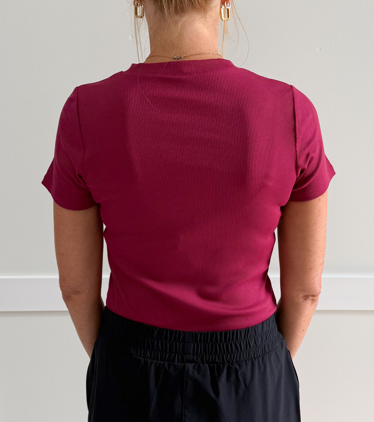 Mallory Micro Ribbed Top
