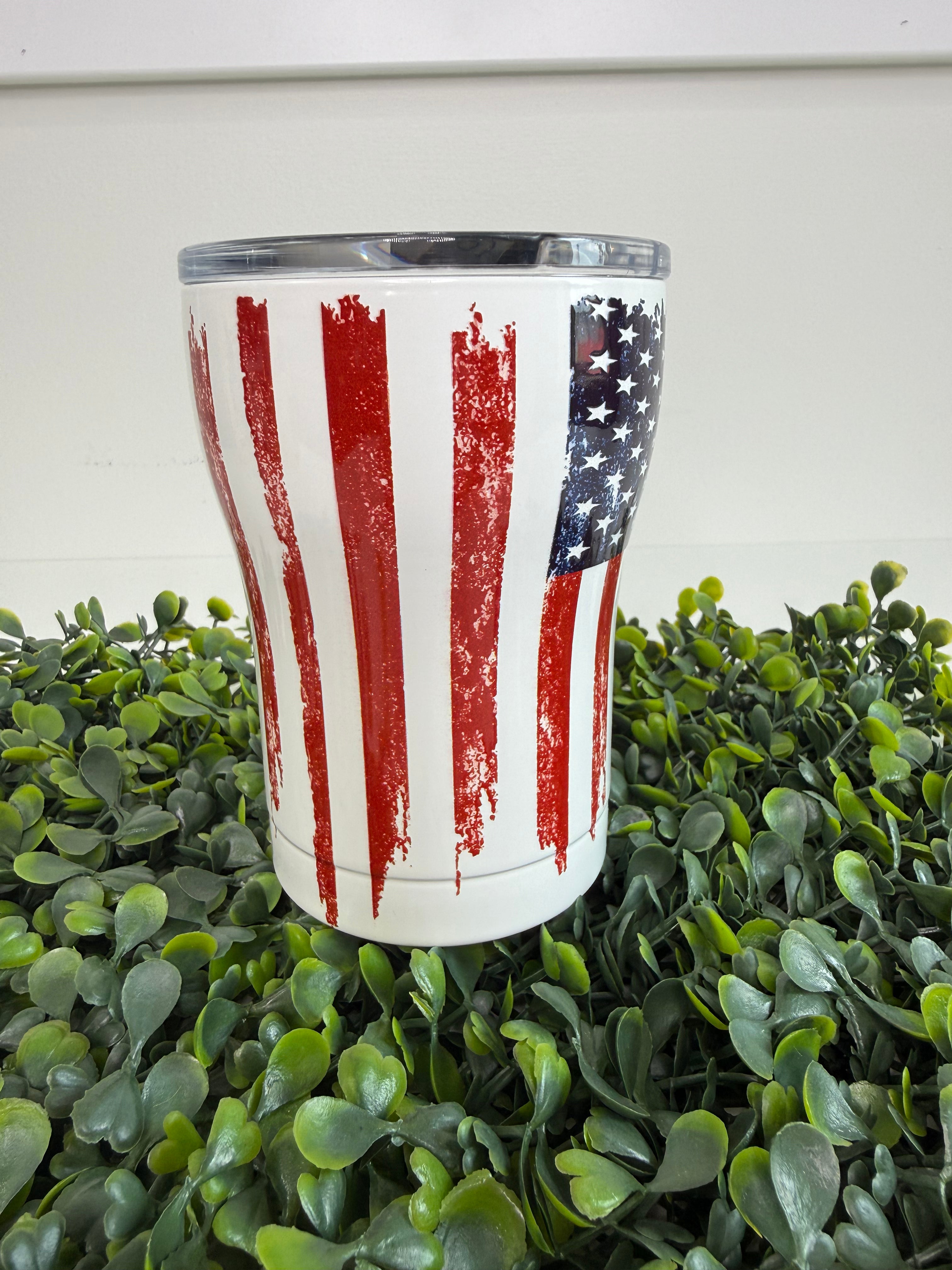 12oz SIC Tumbler American Flag