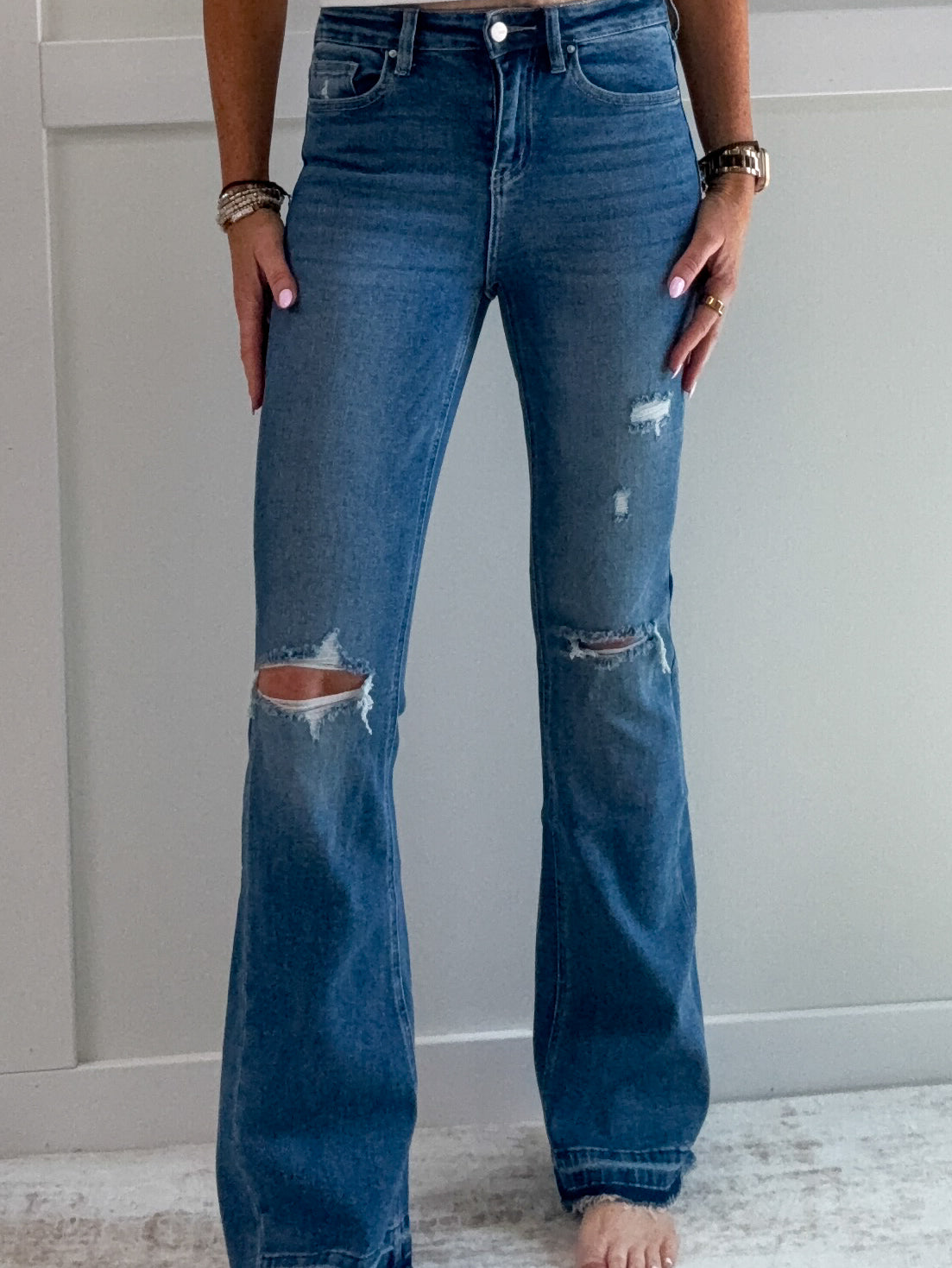 Chelsea HR Flare Jean-34" Inseam