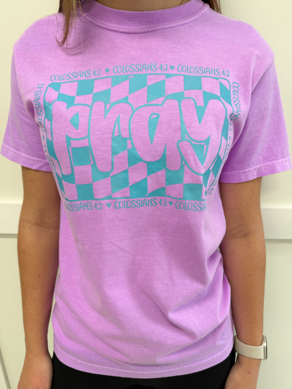 "Pray" Neon Graphic Tee