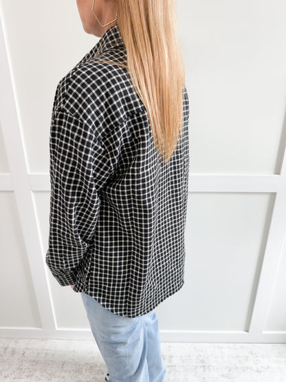 Bella Plaid Button Up