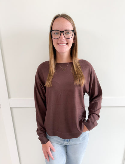 Betsy Boat Neck Pullover Sweater