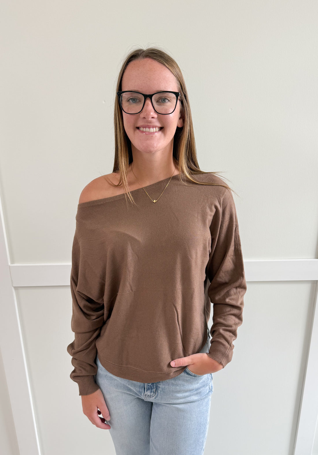 Betsy Boat Neck Pullover Sweater