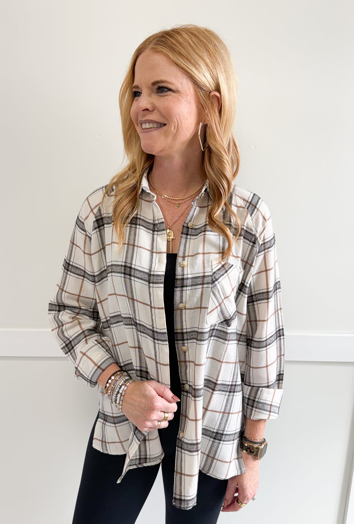 Abri Plaid Flannel Shirt