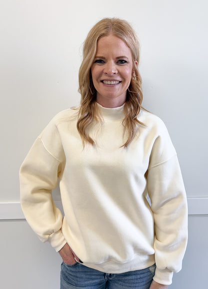 Nancy Mock Neck Sweatshirt