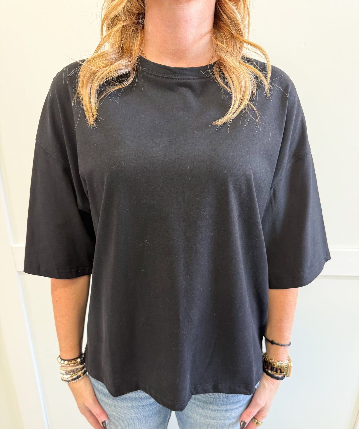 Saras Oversized Cotton Tee